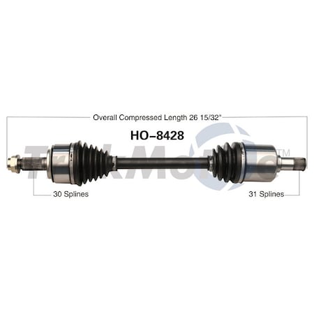 Surtrack Axle Cv Axle Shaft, Ho-8428 HO-8428